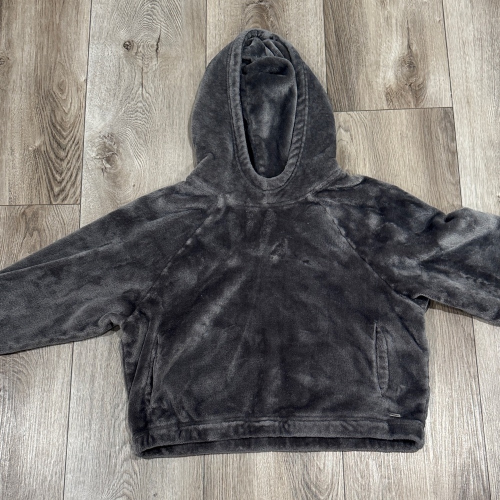 Hollister Gray Hooded Sweatshirt